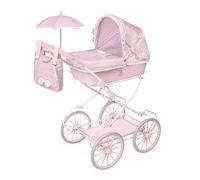 De Cuevas Toys – Poussette de poupées Sophie, pliable, guidon réglable, 81x80x42 cm, rose