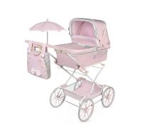 De Cuevas Toys Poussette de poupées Sophie pliable avec ombrelle 82075 Rose