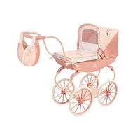 De Cuevas Toys – Poussette de poupées Tulipe – Vintage 80x28x68 cm, intérieur 50x25 cm – Rose