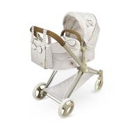 Decuevas Verona 3x1 Foldable Doll´s Carriage Up To 50 Cm Argenté
