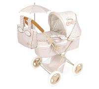De Cuevas Toys Poussette de poupée Verona pliable avec ombrelle et sac inclus Doré 38x65x60 cm