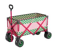 Poussette de supermarché utilitaire pour camping, chariot pliable avec poignée réglable, poussette maximale portabilité, roues antidérapantes
