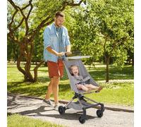 Poussette De Voyage, Conception Légère Et Compacte, Pliable d'Une Seule Main, Adaptée Aux Voyages En Avion, Conception Parfaite Pour Les Tout-Petits, Grand Panier De Rangement Et Capote Respirante