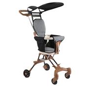 Poussette de voyage pliable - Poussette compacte pour tout-petit, siège auvent amovible, design facile à transporter, cadre durable | Poussette d'avion bidirectionnelle pour une utilisation lors d'une
