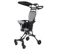 Poussette de voyage pour bébé, poussette portable pour bébé | poussette de voyage légère pour bébé pliable | poussette à deux voies avec roues rotatives pour voyager,