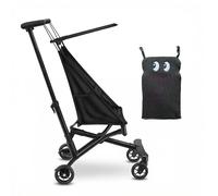Poussette De Voyage Ultra-légère, 2,8kg Pliage Et Dépliage D'une Main Compact Pour Avion, Avec Coussin Dorsal Pour Enfants 0-4 Ans, 4 Couleurs black
