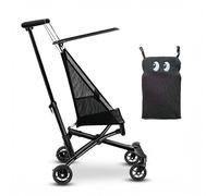 Poussette De Voyage Ultra-légère, 2,8kg Pliage Et Dépliage D'une Main Compact Pour Avion, Avec Coussin Dorsal Pour Enfants 0-4 Ans, 4 Couleurs black2