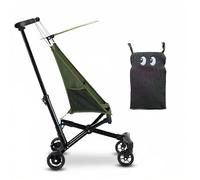 Poussette De Voyage Ultra-légère, 2,8kg Pliage Et Dépliage D'une Main Compact Pour Avion, Avec Coussin Dorsal Pour Enfants 0-4 Ans, 4 Couleurs green
