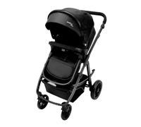 ASALVO | Poussette Bébé Two+2 | Trio Convertible 3 en 1 avec Siège Auto et Nacelle | Châssis en Aluminium, Pliage Compact, Siège Réversible et Guidon Réglable | De 0 Mois à 22 Kg
