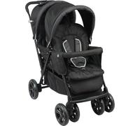 Poussette Double BAMBISOL - Toute équipée - Habillage pluie inclus - Pliage facile