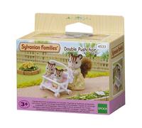 Sylvanian Families Poussette double Epoch 4533 – Confortable et pratique pour jumeaux (dès 4 ans)