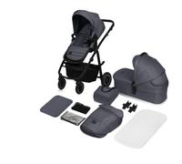 Poussette duo amber + nacelle grey graphite