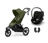 Poussette duo Avi Spin Moss Green + Siège auto Cloud G3 i-Size