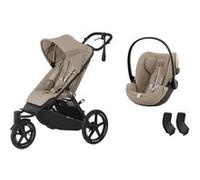 Poussette duo CYBEX Avi Spin Almond Beige avec siège auto Cloud G i Size Plus Almond Beige Almond Beige