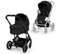 Poussette Duo CYBEX Balios S Lux 4 Nacelle Cot S Lux Moon Black jusqu’à 22 kg Moon Black