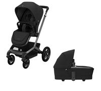 Poussette duo Fame + nacelle Twillic Black