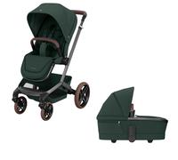 Poussette duo Fame + nacelle Twillic Green