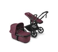 Poussette duo Fox 5 tout terrain complète Noir / Cerise intense