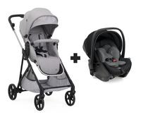 Poussette duo Seety 2 Cloud + Siège auto First Seat Recline i-Size black satin