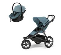 Poussette duo Urban Glide 3 Mid blue + siège auto Maple Mid blue
