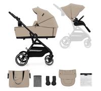 Poussette duo Yoxi 2 en 1 Beige - Kinderkraft