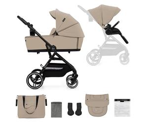 Poussette duo Yoxi 2 en 1 Beige - Kinderkraft