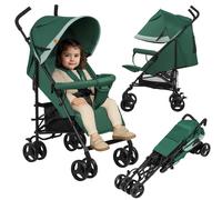 LIONELO Elia poussette canne à 15 kg, réglage du dossier jusqu’à la position couchée, grand panier, système de pliage rapide, moustiquaire