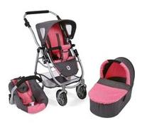 Poussette Emotion 3in1 Anthracite/rose Multicolore G