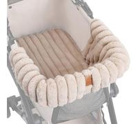 Poussette En Peluche Pour Animaux De Compagnie - Fausse Fourrure Chaude, Sous-couche Sherpa Épaisse, Bouclier Résistant À La Saleté Avec Boucle Magnétique | Matelas D'hiver Confortable Pour Le
