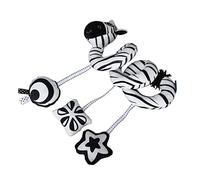 Poussette en Spirale Jouet, bébé Mignon Dessin animé Spirale activité Jouet Siège de Voiture Jouets Animal nouveau-né Noir Blanc Siège de Voiture Poussette Suspendus Hochets