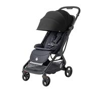 Poussette Ergobaby Metro 3 avec fonction d'inclinaison, poussette de la naissance à 22kg (0-4 ans), pliable et compatible avec les sièges auto, siège ergonomique, Onyx Black