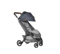 Poussette Ergobaby Metro+ Deluxe avec fonction d'inclinaison, poussette pour bébé de la naissance jusqu'à 22 kg, pliable et compatible avec siège auto, gris Londres