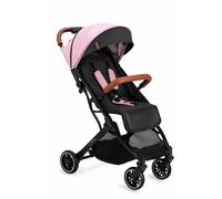 Momi Poussette Estelle – Ultra compacte, légère 7,7 kg, pliage à une main, jusqu'à 15 kg – Rose