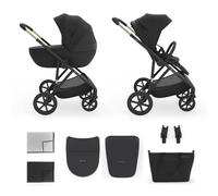 Poussette Évolutive 2 En 1 Suspension Améliorée Pour Enfants À 22 Kg Venezian Black TU