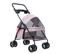 Poussette for animaux de compagnie Petit landau for chiens chats, landaus for chiens Poussettes for petits chiens Poussettes for chiens légères for petits chiens Dégagement Poussette pliante for anima