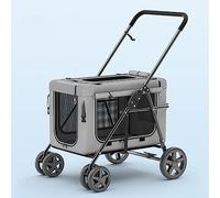 Poussette for animaux de compagnieChariot amovible for animaux de compagnie,Chariot de promenade pliable for chat et chien,Chariot amovible for animaux de compagnie,Cage for chien,Sac à dos de voyage