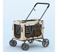 Poussette for animaux de compagnieChariot amovible for animaux de compagnie,Chariot de promenade pliable for chat et chien,Chariot amovible for animaux de compagnie,Cage for chien,Sac à dos de voyage
