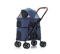 Poussette for chien Buggy Premium Poussettes for animaux de compagnie for chiens chats Double couche Équipement for animaux de compagnie Landau for chien Poussette for animaux de compagnie Poussette d