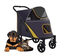Poussette for chien de grande taille, poussettes for grands chiens, landau de luxe, poussette for animaux de compagnie de qualité supérieure, poussette for animaux de compagnie à 4 roues for chat, chi