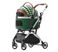 Poussette for chien for chiens de taille moyenne et petite, chariot de transport séparable for chien et chat avec porte-gobelet, poussettes for animaux de compagnie, poussette pliable for chien avec h