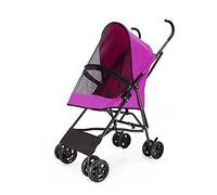 Poussette for chien for petits chiens, poussettes for animaux de compagnie for petits chiens, structure de parapluie, poussette légère for animaux de compagnie for chats, chiot et chaton, conception r