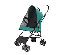 Poussette for chien for petits chiens, poussettes for animaux de compagnie for petits chiens, structure de parapluie, poussette légère for animaux de compagnie for chats, chiot et chaton, conception r