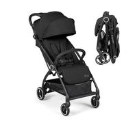 Poussette Ickle Bubba Aries Autofold - Conception ultra-légère, inclinaison multiposition et mécanisme de pliage automatique pratique, de la naissance à 22 kg (Noir)