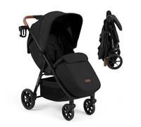 Poussette Ickle Bubba Stomp Stride Prime - De la naissance à 22 kg, siège extra-large, roues tout-terrain, habillage pluie, chauffe-pieds, porte-gobelet et plus encore (Minuit)