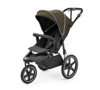 Poussette Ickle Bubba Venus Jogger Pro - Poussette tout-terrain à 3 roues, de la naissance à 22 kg, poignée réglable et pliage autobloquant (Forêt)