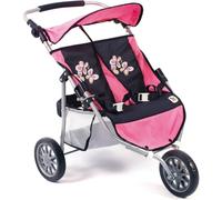 Poussette jogger 3 roues pour poupées ju