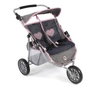 Poussette jogger 3 roues pour poupées ju