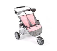 Poussette jogger pour poupées jumelles -