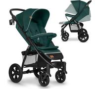 Poussette jusqu'à 22 kg, poignée réglable, pliable, dossier réglable jusqu'à la position allongée, roues sans entretien, capote XXL imperméable, harnais 5 points, panier LIONELO Annet Tour