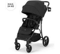Poussette Kinderkraft ASKOY Poussette Citadine, Jusqu’à 4 Ans, Pliable Une Main, Roues Increvables avec Amortisseurs, Noir
